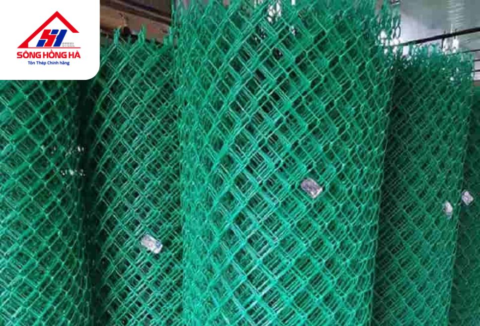Tôn thép Sông Hồng Hà – Địa chỉ mua lưới B40 bọc nhựa #1 miền Nam giá siêu chiết khấu